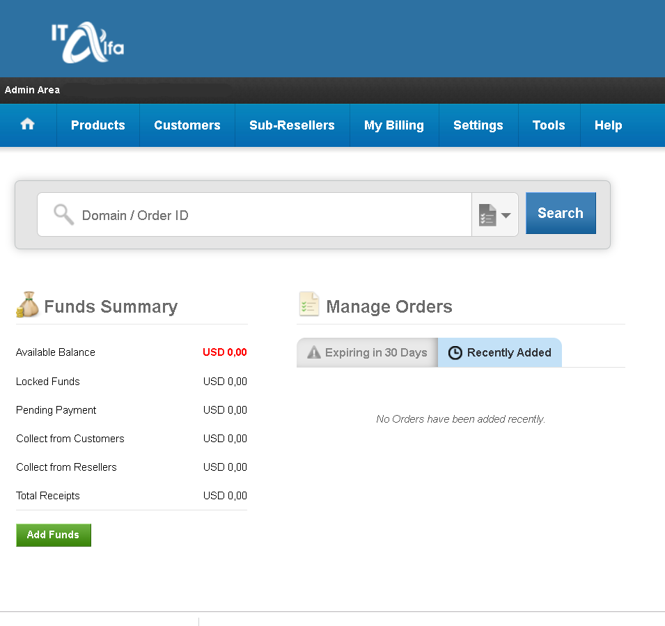 , Reseller – Provisioning Automation